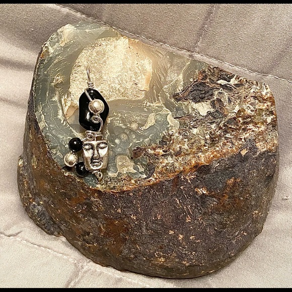 Designs by Janelle - Handmade Silver Wire Face Charm - Picture 4 of 13